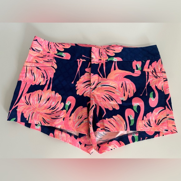 Lilly Pulitzer flamingo shorts - Picture 1 of 2
